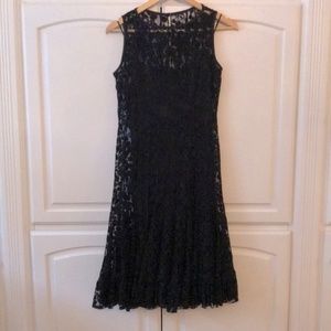 Teri Jon by Rickie Freeman Black Cocktail Dress